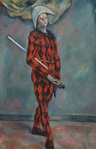Harlequin by Paul Cézanne