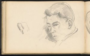 Head of a Boy by Paul Cézanne