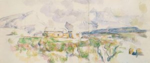 The Sainte-Victoire Mountain Seen from Lauves by Paul Cézanne