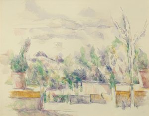 The Terrace of the Lauves Garden by Paul Cézanne