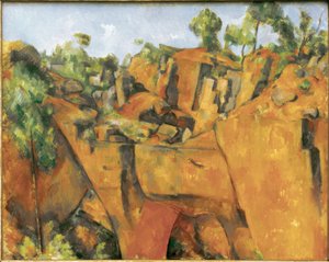 The Bibémus Quarry by Paul Cézanne
