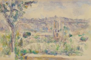 The Cathedral of Aix Seen from the Lauves Studio by Paul Cézanne