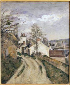 The House of Doctor Gachet in Auvers by Paul Cézanne