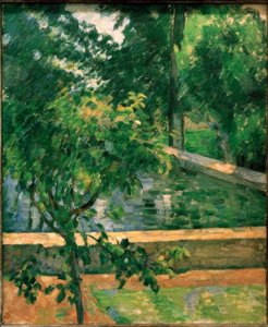 The Basin of Jas de Bouffan by Paul Cézanne