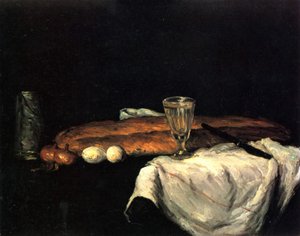 The Bread and the Eggs by Paul Cézanne