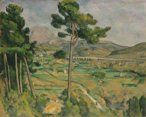 Mont Sainte-Victoire and the Viaduct of the Arc River Valley