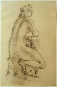 P. Cézanne, Crouching Venus by Paul Cézanne