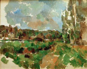 Landscape by a River by Paul Cézanne