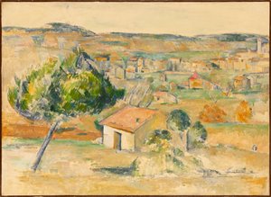 Plain in the Provence by Paul Cézanne