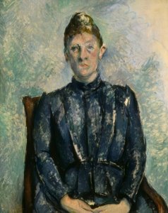 Portrait of Madame Cézanne by Paul Cézanne