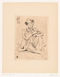 Portrait of Armand Guillaumin by Paul Cézanne