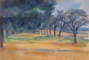 The Allée at Marines by Paul Cézanne