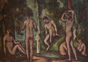 The Bathers by Paul Cézanne