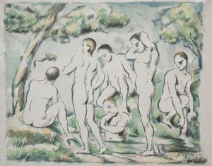 The Bathers by Paul Cézanne