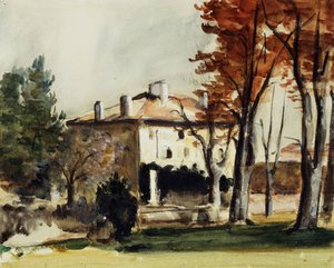 The House of the Jas de Bouffan by Paul Cézanne