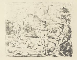 The Large Bathers, 1896-97 by Paul Cézanne