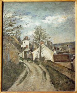 The House of Doctor Gachet in Auvers by Paul Cézanne