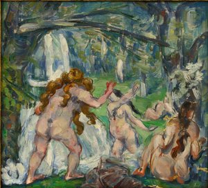 Three Bathers by Paul Cézanne