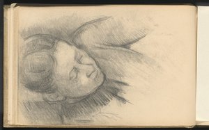 Woman Leaning Forward by Paul Cézanne
