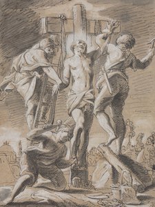 Christ Nailed on the Cross by Paul Decker the Younger