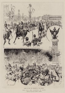 The Czar and Czaritsa in Paris