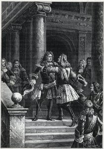 Treaty of Rastatt - Prince Eugene of Savoy and the Marshal de Villars (commanders of opposing forces in the Spanish War of Succession) - War of Succession of Spain (1701 to 1714) - Treaty of Rastatt - The meeting of Marshal de Villars and Eugene de Savoie by Paul Dominique Philippoteaux