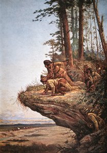 Watching the Wagons by Paul Frenzeny