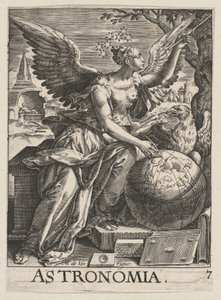 Plate 7: Astronomia, from The Seven Liberal Arts by Paul Fürst