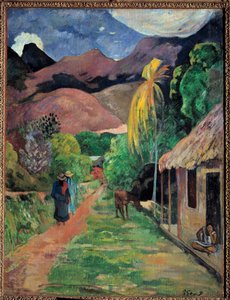 A Street in Tahiti by Paul Gauguin (1848-1903) 1891 Toledo, Museum of Arts by Paul Gauguin