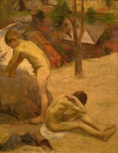 Bathing Breton Boys by Paul Gauguin