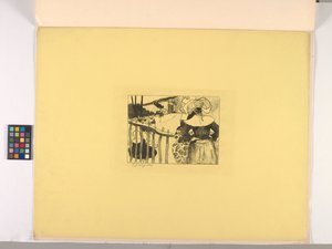 Breton Women by a Fence