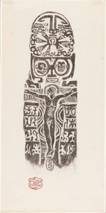 Christ on the Cross by Paul Gauguin