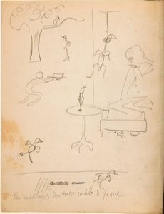 Drawing from an Album of Drawings Produced for the Young Jacques Bousquet by Paul Gauguin