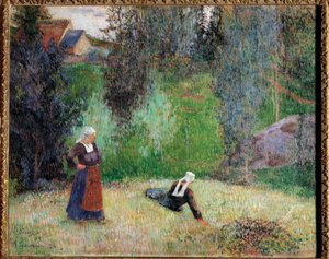First Flowers of Brittany by Paul Gauguin