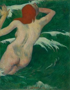 In the Waves by Paul Gauguin
