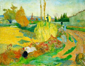 Landscape near Arles (Path by the Roubinele-Roi Canal)