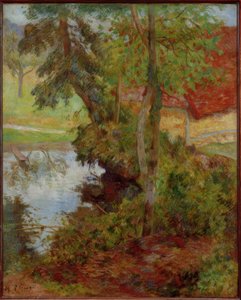 Landscape with Red Roof