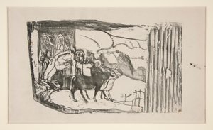 Wayside Shrine in Brittany by Paul Gauguin