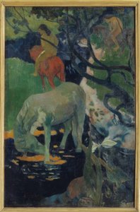 The White Horse by Paul Gauguin