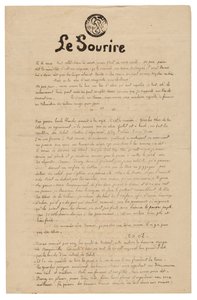 The Smile: Serious Journal, Nov. 1899 by Paul Gauguin