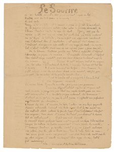 The Smile: Serious Journal, Sept. 19, 1899 by Paul Gauguin