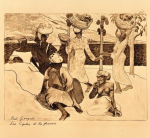 The Cicadas and the Ants by Paul Gauguin