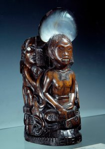 The Idol with the Shell by Paul Gauguin