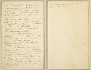 Manuscript Pages [verso] by Paul Gauguin