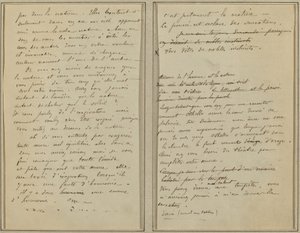 Manuscript Pages [verso] by Paul Gauguin