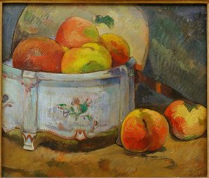 Still Life with Peaches
