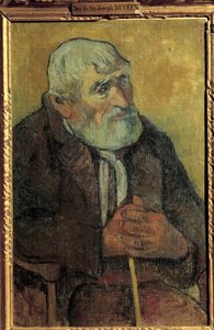 Old man with stick