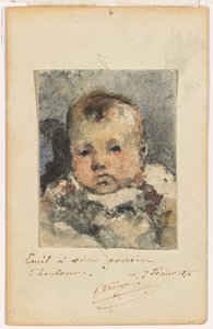 Portrait of a Child, 7 February 1875