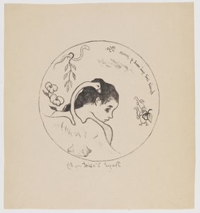 Plate Design by Paul Gauguin