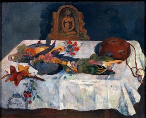 Still Life with Parrots by Paul Gauguin